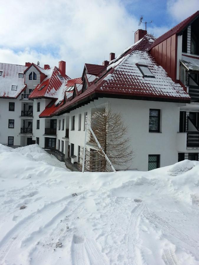 Winteransicht der ZAPART-Ferienwohnung in Harrachov
