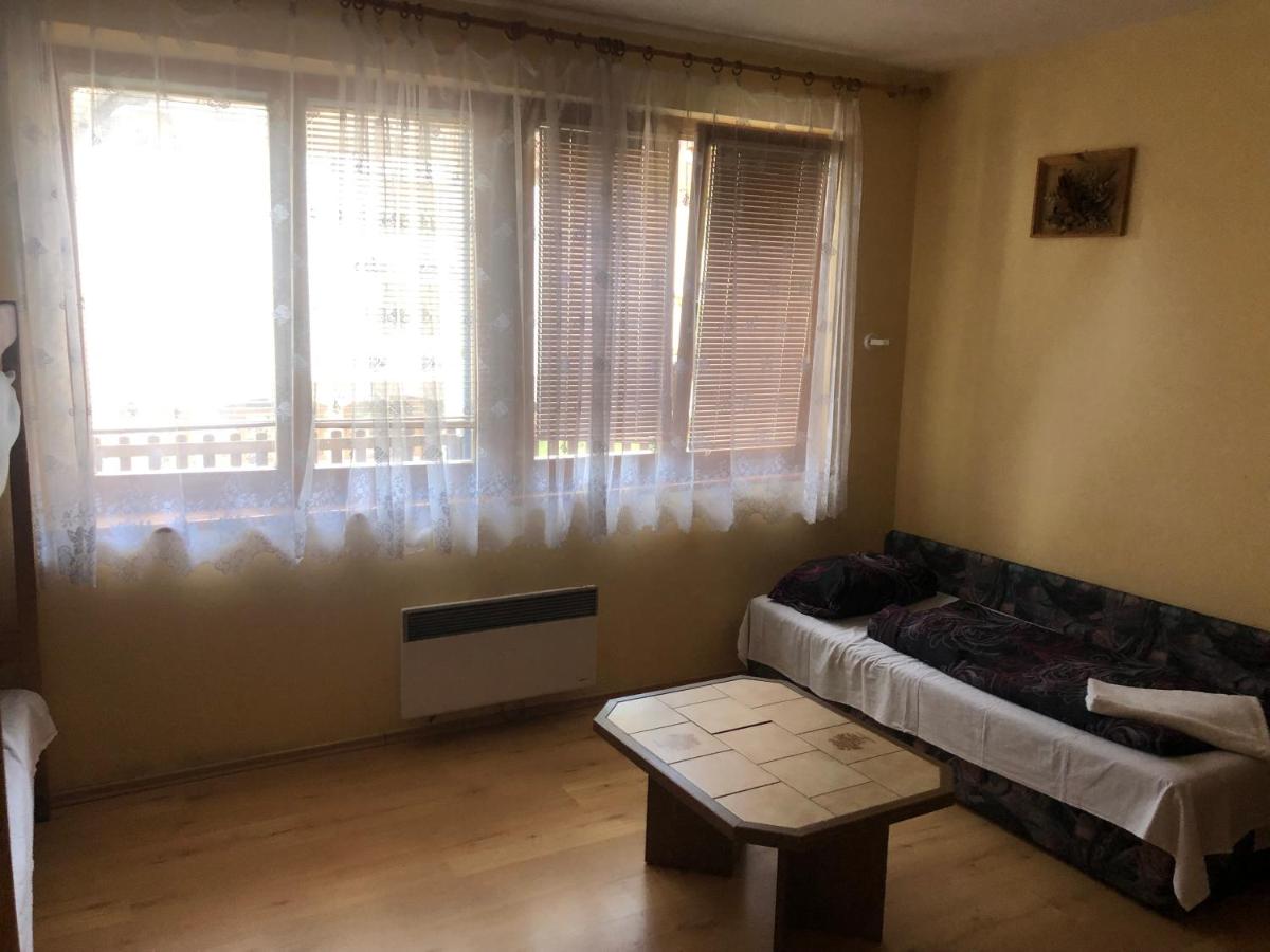 Wohnbereich der ZAPART-Ferienwohnung in Rokytnice